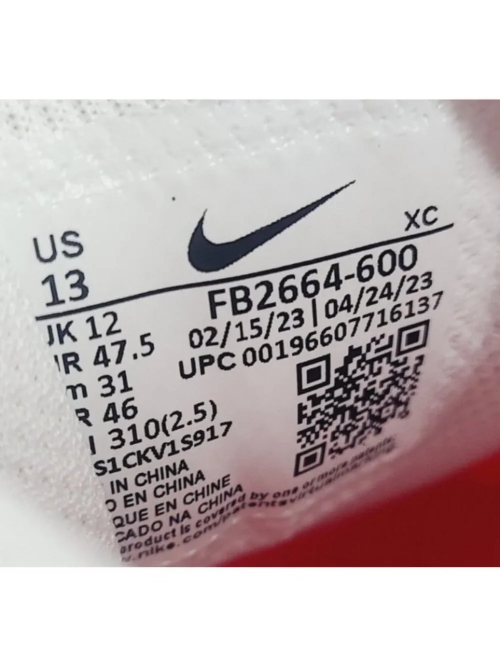 NEW Nike Court Air Zoom Vapor Tennis Shoes FB2664-600 Size 13 Hot Punch #1